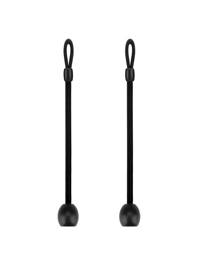IVYSUN Shade Replacement Parts,Tie Down for Coolaroo Exterior Roller Sun Shade,Outdoor/Indoor Roller Up Blinds and Canopy/Pergola Covers (Black,2Pcs,6inch) - Image 1